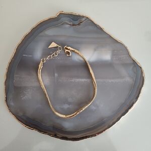 Sterling Forever 14K Gold Plated Herringbone Bracelet Classic Chain NWOT